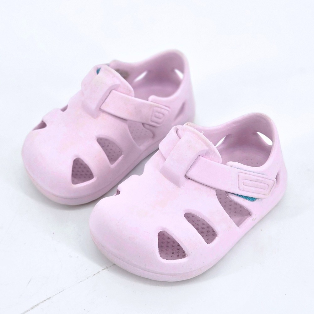 Ten Little Kids Splash Sandals Light Lavender Purple Water Shoes Toddler Size 4